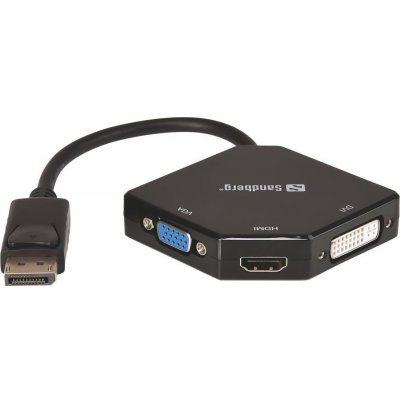 Sandberg Adapter DP>HDMI+DVI+VGA 509-11 – Zbozi.Blesk.cz