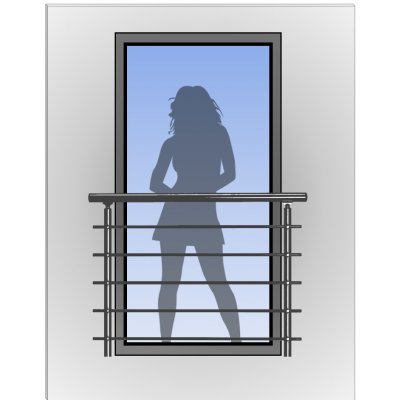 HK Zábradlí Zábradlí před okno okno H3C-2 – HobbyKompas.cz