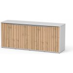 Aquatlantis Splendid 200 skříňka 25/9 bílá/Roble Hera Atlas – Zboží Dáma