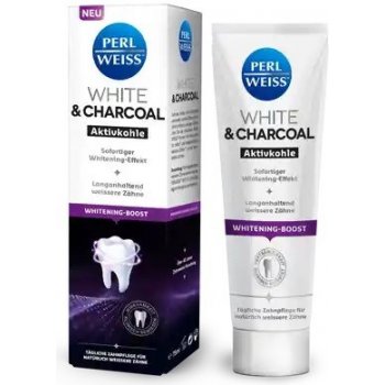 Perlweiss White & Charcoal pro nádherně bílé zuby 75 ml