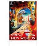 Nástěnný Helma Surreal New Worlds 2026 – Zboží Dáma