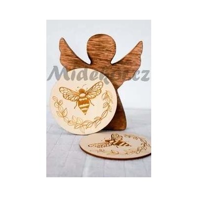 ExpressLaser.cz Dřevěné podtácky Borůvky 6 kusů 13.3cm – Sleviste.cz