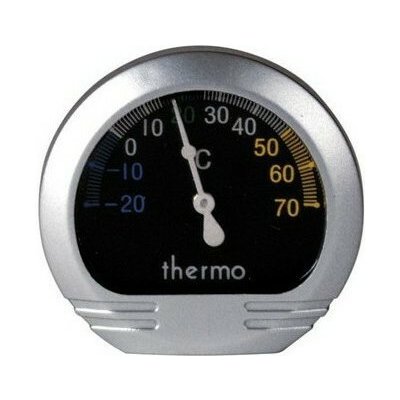 Teploměr kulatý ALU | Zboží Auto