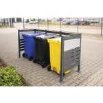 Westmann Planum 3 plechový 250 x 90 x 120 cm antracit – Zboží Dáma