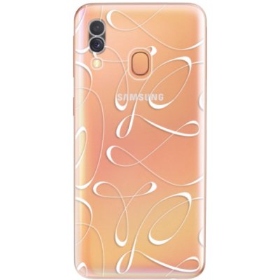 Pouzdro iSaprio - Fancy - white Samsung Galaxy A40 – Zbozi.Blesk.cz