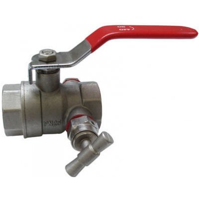 Steno Kulový kohout s odvodněním FF 1" plnoprůtok PN 20 323 – Hledejceny.cz