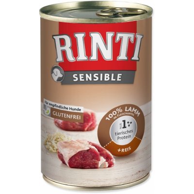 Rinti Sensible jehně a rýže 400 g – Hledejceny.cz