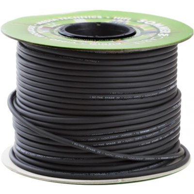 Sommer Cable STAGE 22 Highflex 200-0001 - mikrofonní kabel černý – HobbyKompas.cz