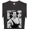 Pánské Tričko Bezvatriko cz Arnold Schwarzenegger Canvas pánské tričko s krátkým rukávem 1639 DTF DTG černá