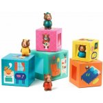 DJECO Skládací kostky s medvědí rodinkou TopaniHouse – Zboží Živě