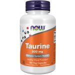Now Foods Taurine Taurin 500 mg 100 rostlinných kapslí – Hledejceny.cz