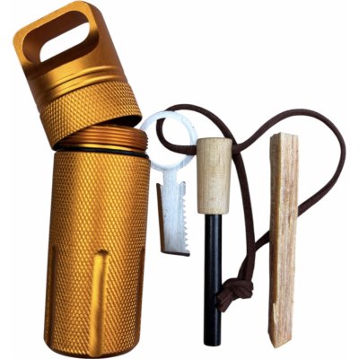 Pkshop voděodolná sada na rozdělání ohně oranžová – Sleviste.cz