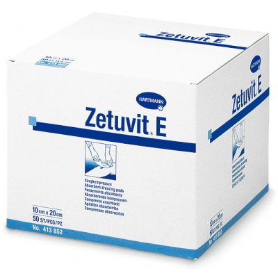Zetuvit E Kompres nesterilní 20 x 20cm 50 ks – Hledejceny.cz