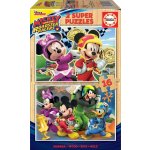 Educa dřevěné pro děti Mickey and the Roadster Racers 17622 2 x 16 dílků – Hledejceny.cz