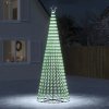 Vánoční osvětlení DKD HOME DECOR Vánoční stromek ve tvaru kužele 688 LED diod studená bílá 300 cm