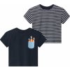 Kojenecké tričko a košilka lupilu Chlapecké triko s BIO bavlnou kusy modrá