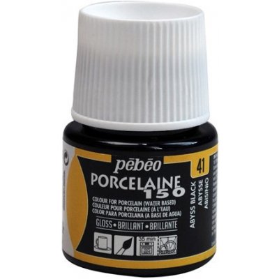 Pébéo Barva na porcelán a sklo Porcelaine 150 45 ml černá abyss 41 – Sleviste.cz
