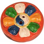 Stojánek na vonné tyčinky keramický Tibet Mandala 5,5 cm – Hledejceny.cz