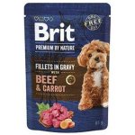 Brit Premium by Nature Adult Dog Fillets in Gravy with Beef & Carrot 85 g – Sleviste.cz