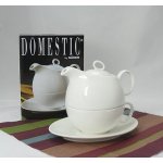 Domestic Konvička s šálkem 350ml a podšálkem Tea for One MH005924 550ml – Zboží Dáma