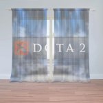 Záclony DOTA 2 Modrá: 2 ks - 150x250 cm - Sablio – Hledejceny.cz