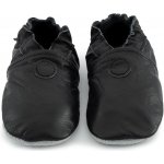 Carozoo Kožené capáčky s koženou podrážkou Černá – Zbozi.Blesk.cz