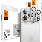 Spigen Optik. tR EZ Fit Pro sklo na kameru 2 ks iPhone 17 Pro Max stříbrná 166113 – Zboží Živě