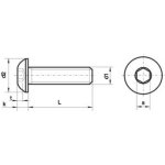 VALENTAZT Šroub Imbus M5x12 ISO 7380 límec ZN - - 73805012L – Zbozi.Blesk.cz