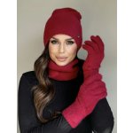 Fashionweek Dámský komplet čepice + nákrčník S3051 Vínově – Hledejceny.cz