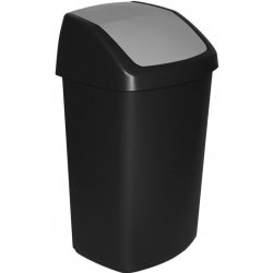 Curver SWING BIN 50L černý / šedý