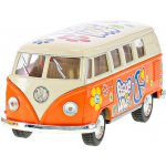 Kinsmart Autobus VW Peace and love na zpětné natažení Žlutá – Hledejceny.cz