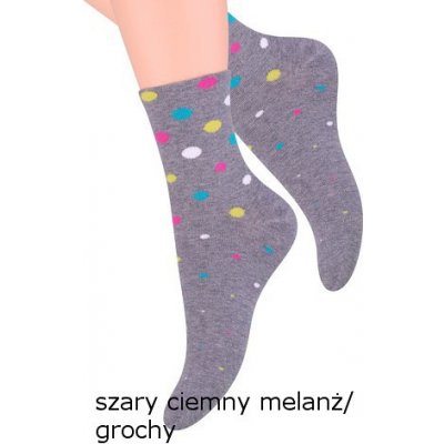 Steven dámské vzorované ponožky art.099 růžová/lurex – Zboží Mobilmania