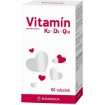 Biomedica Vitamín K2 + D3 + Q10 60 tablet – Hledejceny.cz