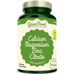 GreenFood Nutrition Calcium Magnesium Zinc Citrate 120 kapslí – Zboží Mobilmania