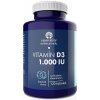 Vitamín a minerál Renovality Vitamin D3 1000 IU s přírodním Vitamínem C 120 kapslí