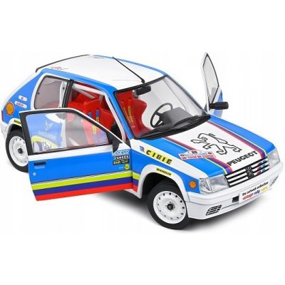 Solido Model vozu Peugeot 205 Rallye 1,9L Schwab Collection 1:18 – Zboží Mobilmania
