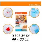 Gacek Vakuové pytle 60x80 cm sada 20ks – Zboží Mobilmania