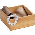 Zeller Present Organizér do šuplíku kuchyně i koupelny, příborník BAMBOOZ 15 x 15 x 7 cm – Zboží Dáma