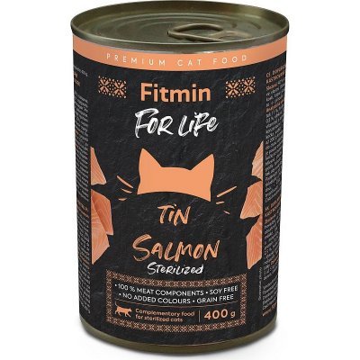 Fitmin For Life pro kastrované kočky losos 0,4 kg – Zboží Mobilmania