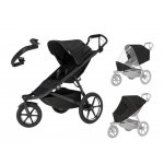Thule Set 4v1 Urban Glide 3 Black 2024 + pláštěnka + ochranná síť + madlo – Zboží Dáma