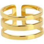 Troli trojitý prsten z pozlacené oceli 75 gold TO1870 – Zboží Dáma