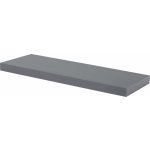 Autronic Polička nástěnná 60 cm, MDF, barva šedý vysoký lesk P-001 GREY – Zboží Dáma