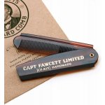 Captain Fawcett skládací hřeben na vousy 11 cm – Zboží Dáma