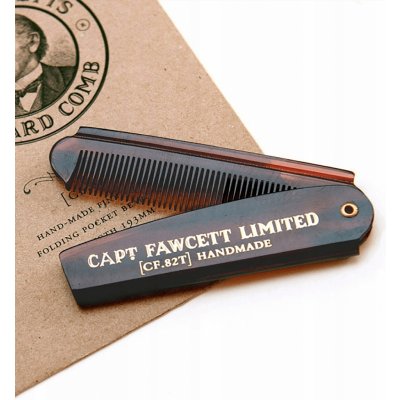 Captain Fawcett skládací hřeben na vousy 11 cm – Zboží Dáma
