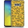 Pouzdro a kryt na mobilní telefon Samsung Pouzdro Head Case Samsung Galaxy S10e POLICEJNÍ PÁSKA