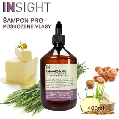 Insight Damaged Hair šampon na poškozené vlasy 400 ml