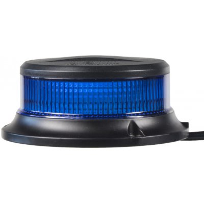 Stualarm LED maják, 12-24V, 18x1W modrý, pevná montáž, ECE R65 R10 – Zbozi.Blesk.cz