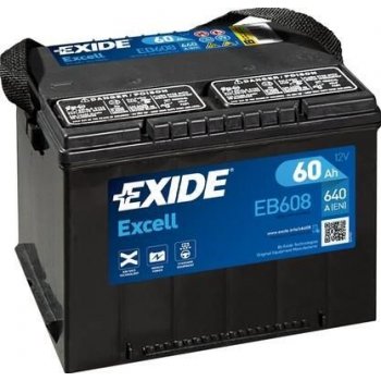 Exide Excell 12V 55Ah 620A EB558