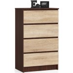 Ak furniture Kuba 60 cm 4 šuplíky – Hledejceny.cz