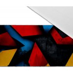 Takoy Sametová guma s potiskem 4 cm barevné 3D graffiti – Zboží Mobilmania